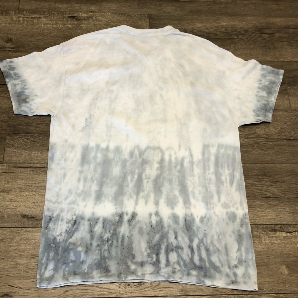 Handmade Custom Tie Dye Tee Gray Large - Picture 6 of 6